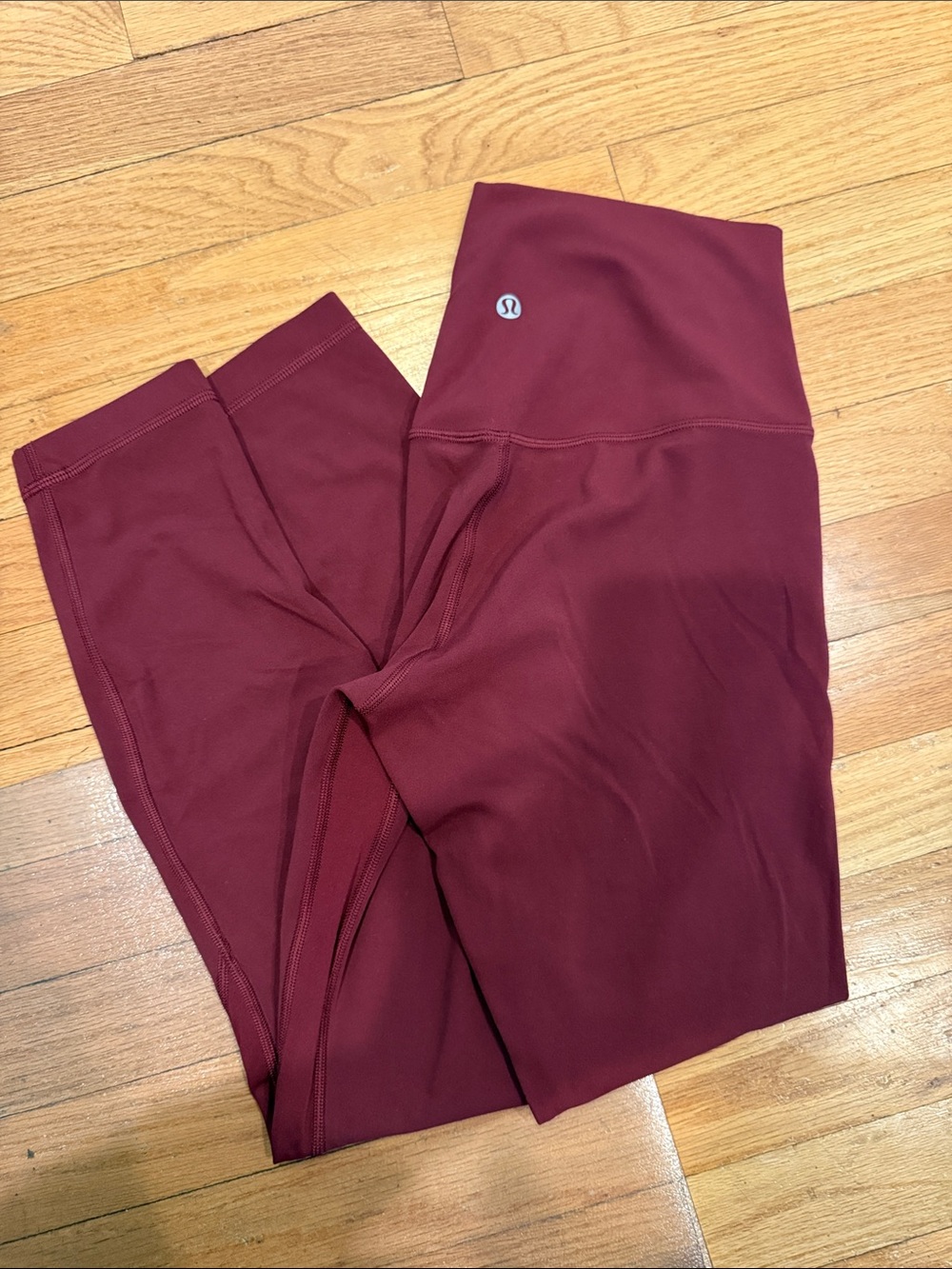 lululemon athletica Maroon High-Rise Leggings